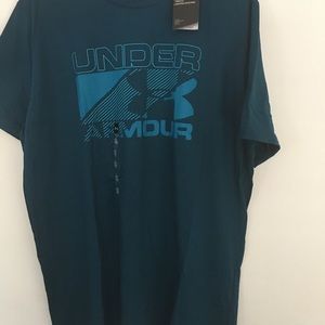 Blue under Amour short sleeve shirt